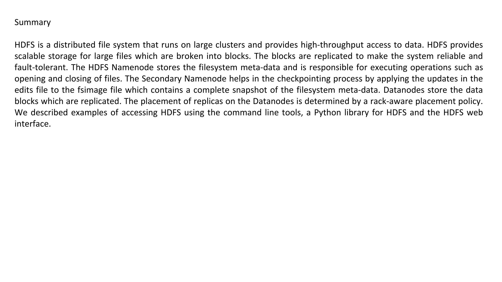 Unit 4 (Hadoop in Unit 3) page 38